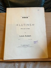 Louis Aubert Lutin partition