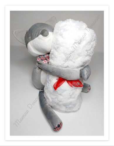 Peluche doudou plaid - peluche/doudou, et