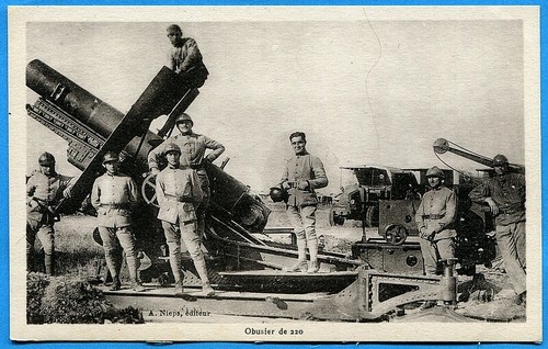 Old postcard howitzer - of, 220