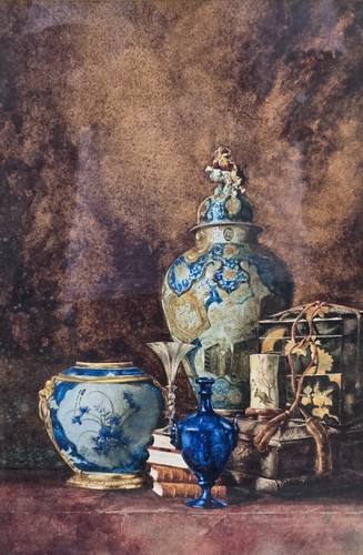 Alfred sourdeval gouache - sourdeval,
