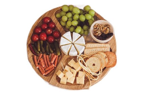 Plateau rond chêne 34cm - , 3