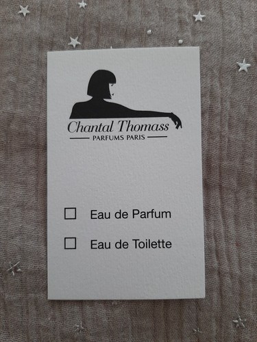 Carte parfumée perfume card - parfumée,