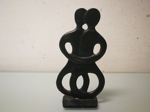 Sculpture métale couple - sculpture,