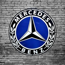 Plaque émaillée MERCEDES