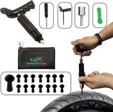 Kit de réparation crevaison pneus tubeless rapide efficace et format de poche