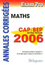 Maths CAP/BEP secteur