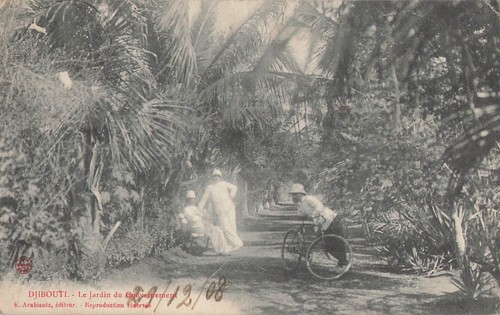 Cpa djibouti jardin - cpa, du