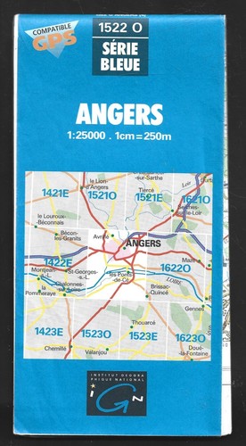 Carte ign serie bleue - serie, o