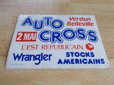 Autocollant AUTO CROSS VERDUN BELLEVILLE