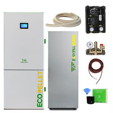 A Automatique Robin Wood Chaudière à Pellets 24 Kw Avec Stockage de Granulés