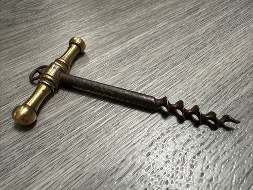 Tire bouchon ancien bronze - tire,