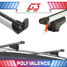 Alu Blanc Barres de toit pour