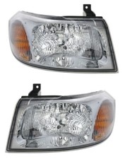 PHARE AVANT GAUCHE + DROIT ELECTRIQUE POUR FORD TRANSIT V 01.00-05.06 CHROME