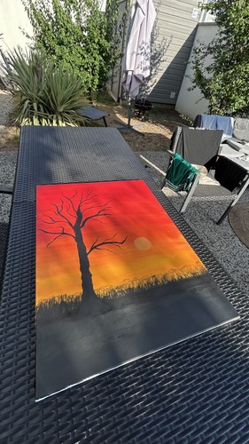 tableaux peinture acrylique paysages