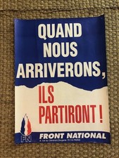 Affiche politique front - affiche,
