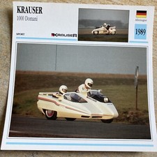 Kreidler 1000 Domani 1989 side-car carte moto collection Atlas Allemagne