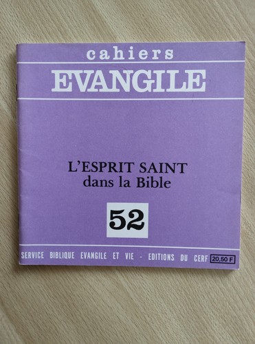 Cahiers evangile l - :, l'esprit