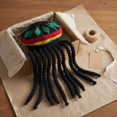 Béret reggae avec fausses - reggae,