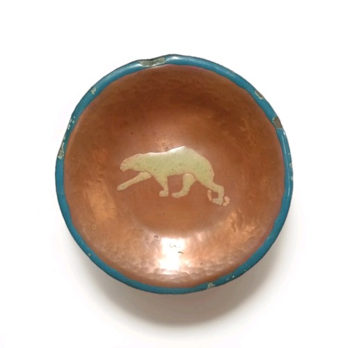 Coupelle émaillée art déco - Émaillée,