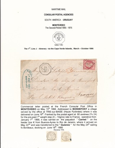 Lettre maritime ancre - lettre,