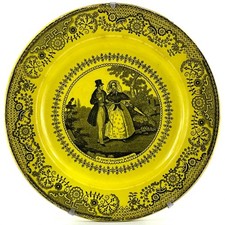 ASSIETTE PARLANTE Ancienne
