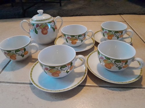 Lot tasses sucrier - de, 5