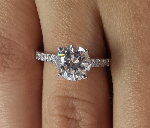 Bague fiançailles simulée - bague,