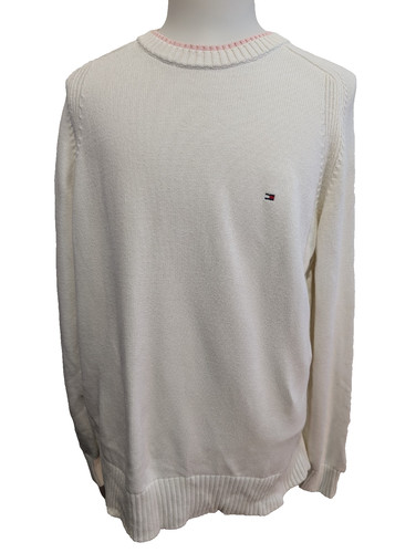 Pull tommy hilfiger blanc - pull,