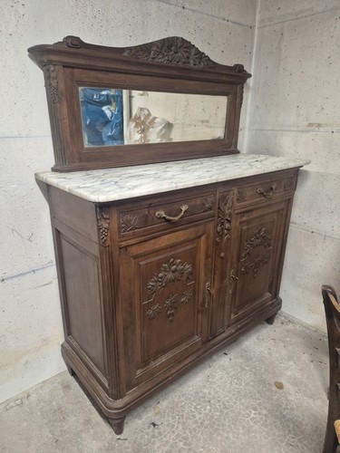 Buffet ancien bois - buffet, sculpté