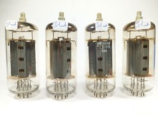 one quad perfectly matched tube Siemens EL519, for OTL audio or HF amplifier