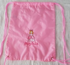 Sac à cordon princesse brodé