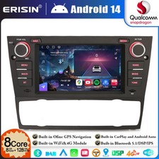 8GB+128GO 8-Core Android 14 GPS Autoradio DAB+ pour BMW Serie 3 E90 E91 E92 E93