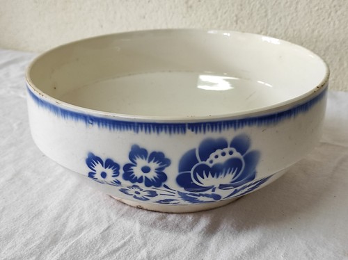 Ancien saladier plat creux - saladier,,