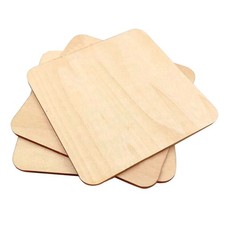  100 Pcs Ébauches De Bois Carrées Pour Les Loisirs Créatifs Chutes