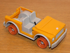 42025 SCHLEICH 2003 voiture 4x4 INCOMPLET POUR PIECES