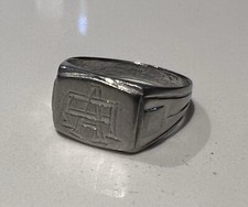 Chevalière ancienne Art déco