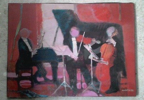 Superbe peinture aux - ,