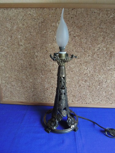 Art nouveau lampe - lampe, en