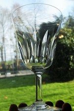 ANCIENNE GRAND 1 VERRE A VIN CRISTAL TAILLE MODELE COTE D'AZUR BACCARAT SIGNE 15