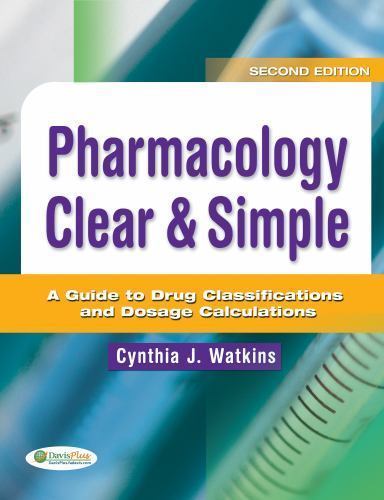 Pharmacology clear simple a - clear, &