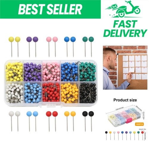 1000 épingles push - push, pins