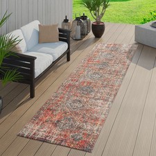 Tapis extérieur rouge design - tapis,