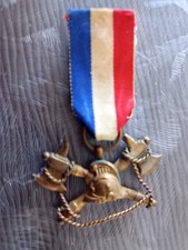 POMPIERS : INSIGNE RUBAN