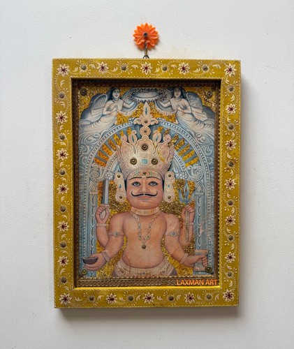 Ancien cadre mural bois - ancien,