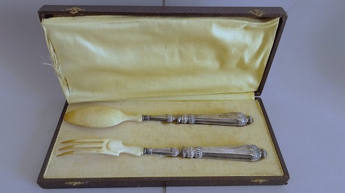 Ancien couvert salade corne - ancien,