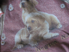 changement prix   magnifique parure lit 140 x 190 cms chiens pour enfants