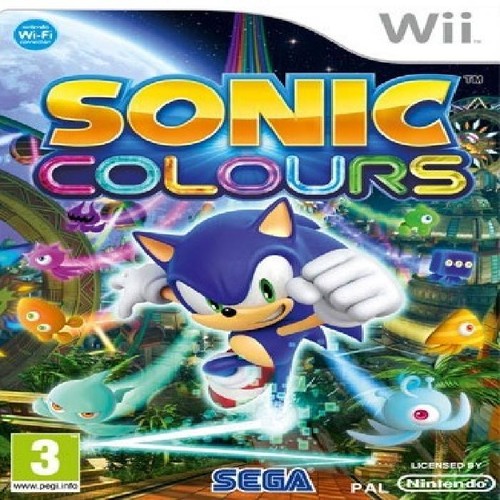 Jeu nintendo wii sonic colours - jeu,