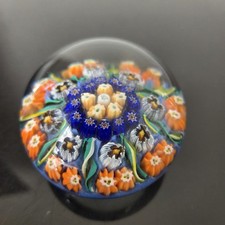 Sulfure Boule Presse-papier MILLEFIORI Murano Paperweight