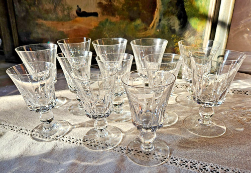Verres pied h 11 - 12, 6