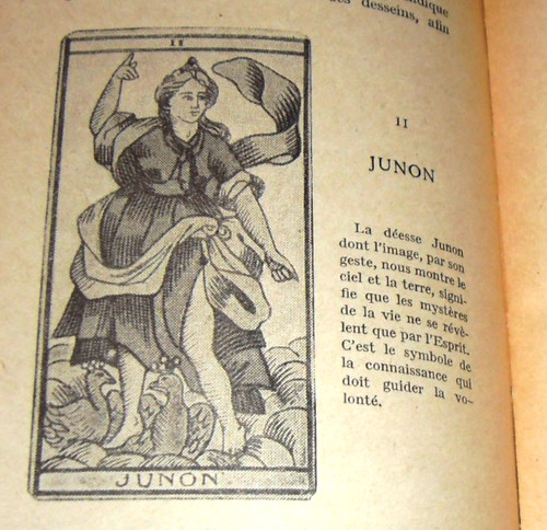 Ancien livre sur tarot de - livre,